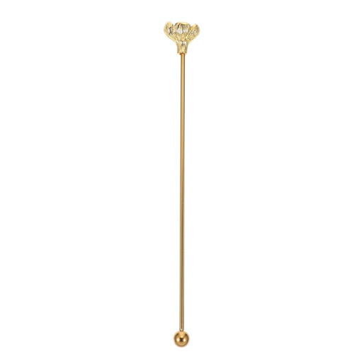 Goldener Rührlöffel aus Edelstahl, 1 Stück