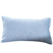 Pellava-puuvillatyynynpäällinen 30x50cm taivaansininen