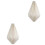 Abat-jour en papier blanc pour ampoules E27 – 45 cm 1