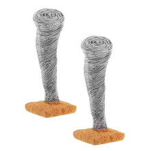 Harpiks Tornado Figur 15cm Mørkegrå