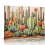 Tableau mural Cactus sur toile 20x16 pouces 1