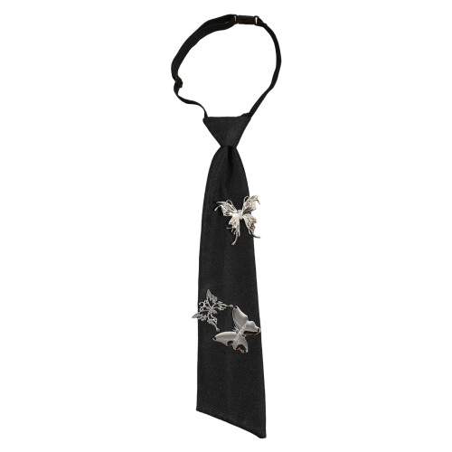 Unique Pre-Tied Ties Polyester Easy Wear Office Ties Comfortable