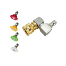 Fast Release Connect Adaptor High Pressure-aluminum Silver