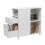 Rolling Filing Cabinet with 2 Drawers & 3 Shelves 1