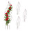 Leaf-Shaped Metal Trellis Set for Climbing Plants 1