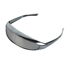 Industrial Grade Welding Glasses Shockproof Lightweight-silver