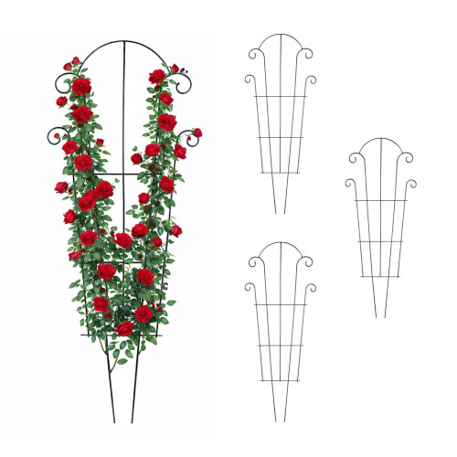 Vintage Metal Rose Trellis for Climbing Plants