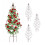 Metal Rose Trellis with Heart and Fleur-de-Lis Finials 1