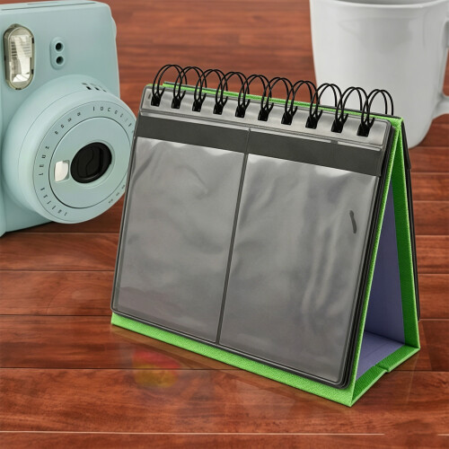 Plastic 3Inch Picture Holder With Interchangeable Page-White 2