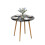 Round Dining Table, Bamboo Legs, Seats 4 1