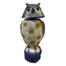 Bird Deterrent Owl Decoy with Wobbling Head