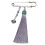 Trendy Rustproof Clothing Accessory Pin Fringed-silver gray 1