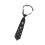 Modern Gothic Style Skeleton Head Necktie With Geometric Chain 1