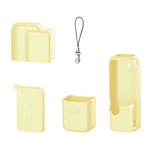 Flexible Camera Protections Case For Pocket 4-Yellow Color