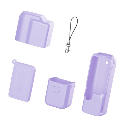 Soft Elastic Camera AntiScratch Protective Cover-Purple Color