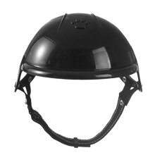 Leichter ABS-Haustierhelm, Hundehelm mit Ohrlöchern-schwarz groß