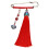 Practical Finged Brooch Pin Secures Garment Without-Red 1