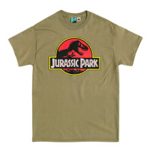 (3XL, Green) Jurassic Park Unisex Adult Classic Logo T-Shirt