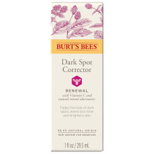 Burt's Bees Renewal Dark Spot Corrector With Natural Retinol Alternative and Vitamin C, 98.6 Percent Natural Origin Skin Care, 1 fl. oz. Bottle