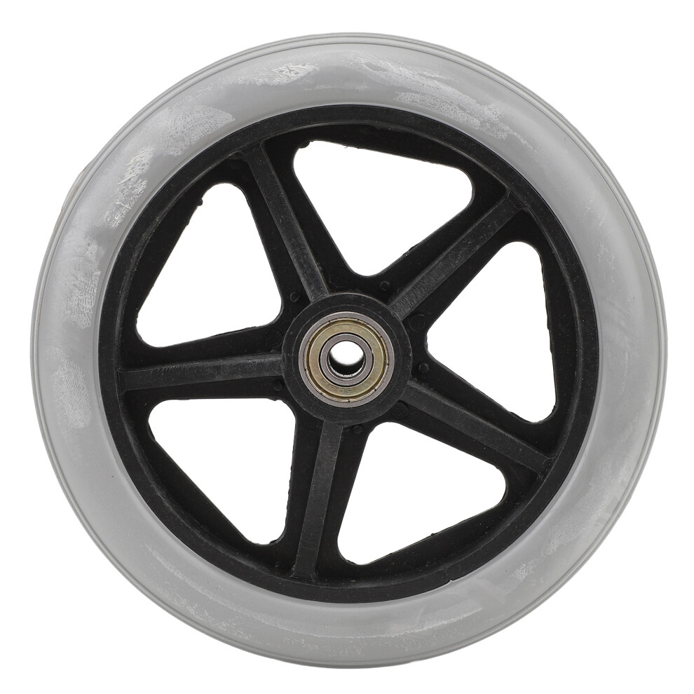 2Pcs 5.91in Front Wheelchair PU Wheel Replacement