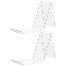Kirkas akryylinen kenkäteline, 2 kpl
