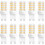 Ampoules LED G9 5W 4000K, lot de 10 1