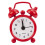Mini Analog Alarm Clock Metal Desk Clock 4cm 1