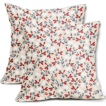 Fețe de pernă vintage cu motive florale, 45x45 cm, set de 2