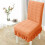 Housses extensibles pour chaises de salle à manger – Lavables, 1