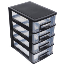 Armoire de rangement en plastique Ă 3 tiroirs