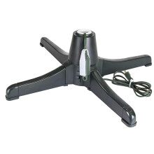 Soporte eléctrico giratorio para árboles de Navidad de 2,28 m (7,5 pies)