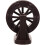 Ornamento de roda d'água em ABS com tema de café para aquários (1 conjunto) 1