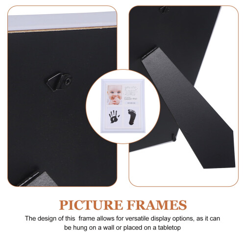 Cadre photo de bureau blanc multi-photos pour bébés 2