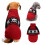 Ensemble pull pour chien Halloween – Motif crâne et os rouges 1