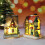 Christmas Village Set with LED Lights 12 Pieces 5