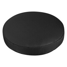 Schwarzer Barhocker-Sitzkissenbezug, Baumwoll-Polyester-Mischgewebe, 33 cm