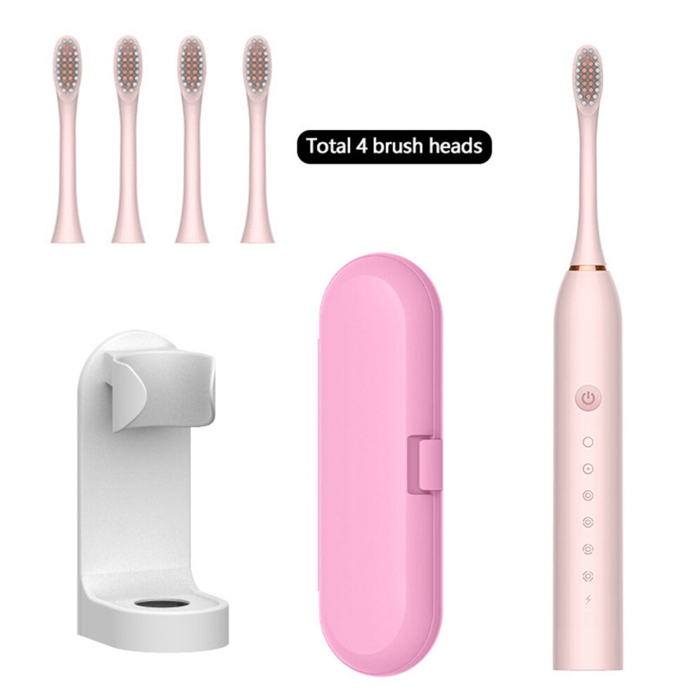 Kiplyki Sonic Electric Toothbrush with 4 Heads, IPX7