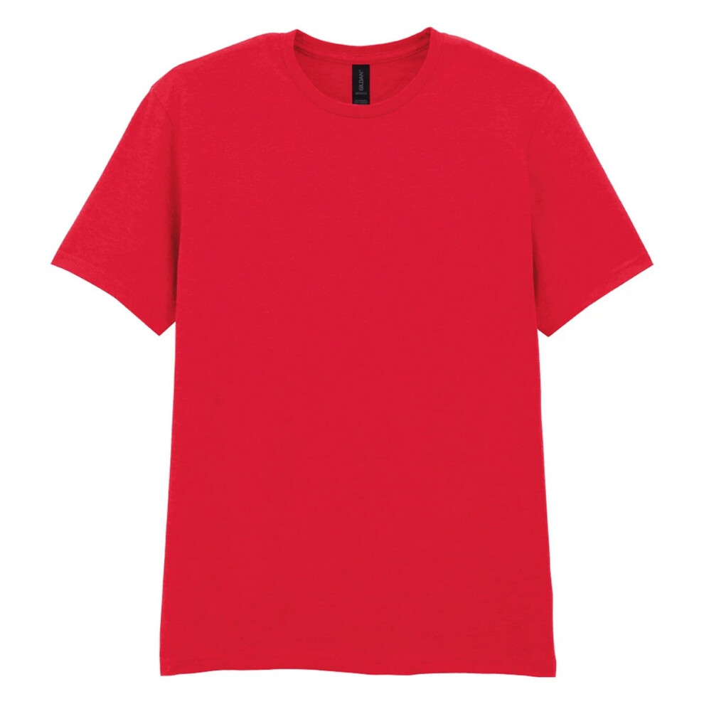 Gildan (Xs, Red) Mens Softstyle Ringspun Cotton T-Shirt
