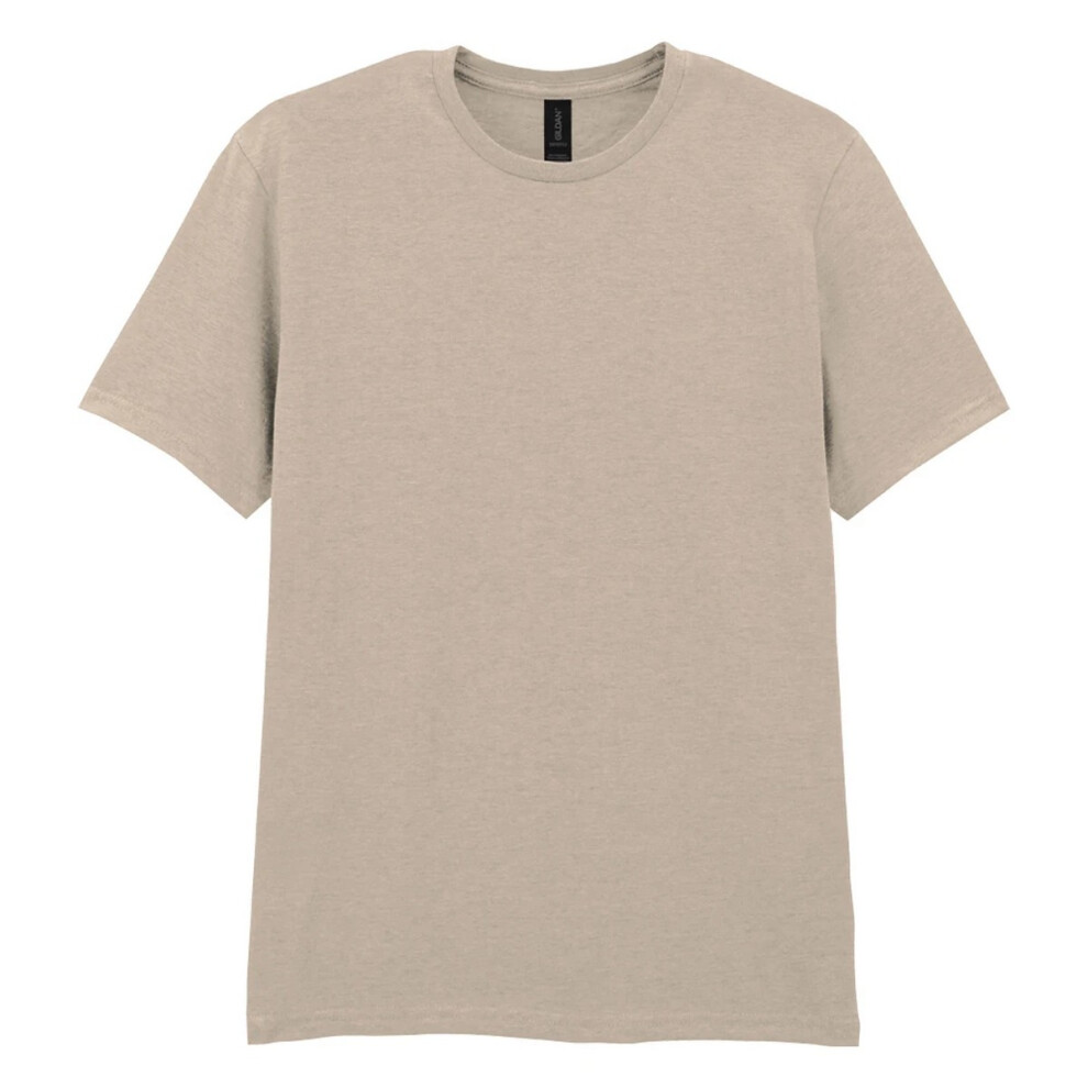 Gildan (Xs, Sand) Mens Softstyle Ringspun Cotton T-Shirt Multicoloured