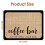Coffee Mat 40x50cm Absorbent Waterproof Burlap Style 3