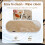 Coffee Mat 40x50cm Absorbent Waterproof Burlap Style 4
