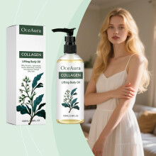 (100ml) OCEAURA Collagen Body Oil Gentle Skin Moisturizing Non-Greasy Daily Skin Care Oil 150ml