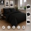 Imperial Rooms (Super King, Black) Stripe Duvet Covers Bedding Set Fitted Sheet & Pillowcase 2