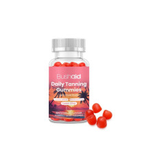 (60pcs) Bushaid Tanning Gummies Natural Glow Skin Care Gentle Body Brightening Supplement