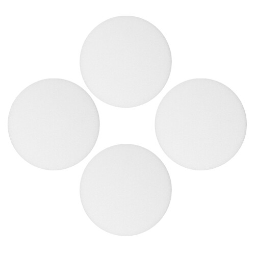 Copriparalumi in plastica bianca per faretti da soffitto (4 pezzi)