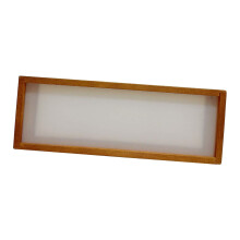 Fa árnyékdoboz keret lámpával26x6x9cm