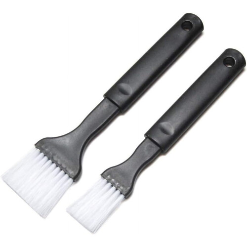 2-Pack Nylon Pastry Brush with Wooden Handle