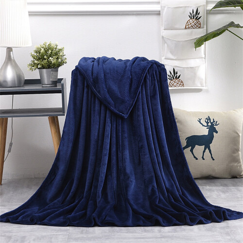 Couverture en flanelle microfibre 130 x 150 cm