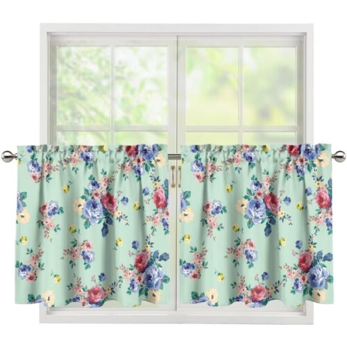 Lysfiltrerende gardiner i flere lag 61,5 x 61 cm (S) – Polyester