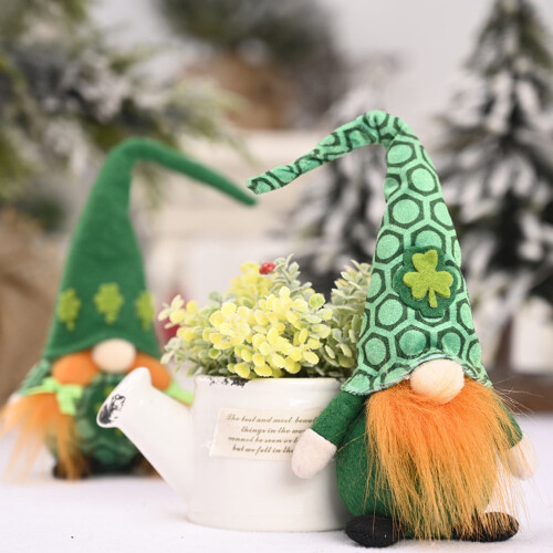 Ornement de gnome sans visage pour la Saint-Patrick